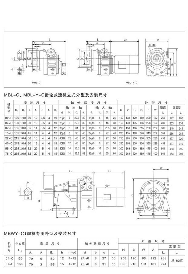 MB行星摩擦式機械無級變速機
